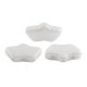 Les perles par Puca® Delos Perlen Opaque white ceramic look 03000/14400